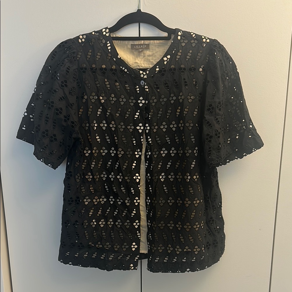 Lilla P Black Women's Top